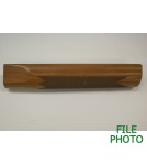 Forearm - Hard Wood - Checkered - 12 Gauge - Light Brown - Original